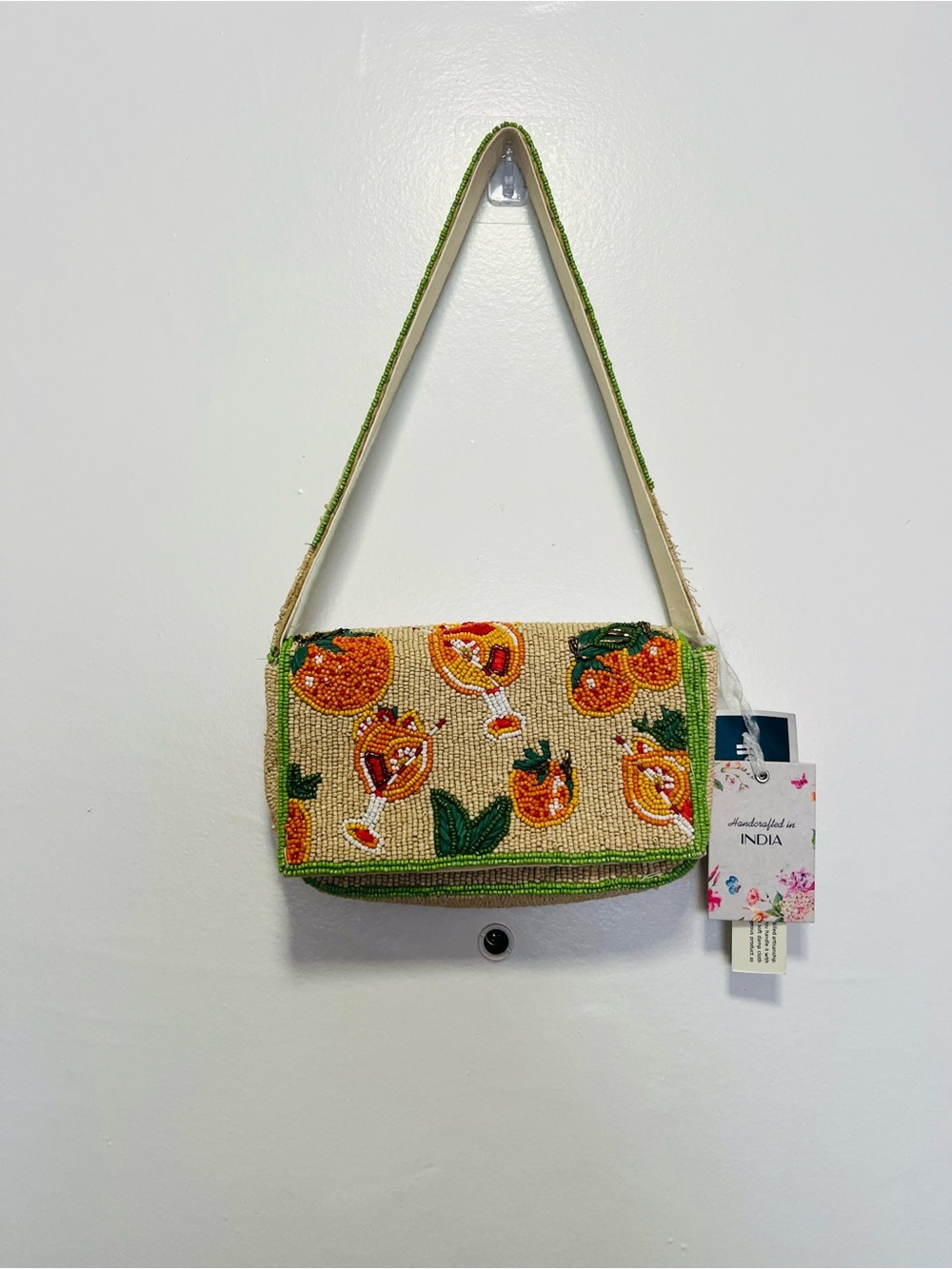 NWT Viral Beaded Bag - Aperol Spritz